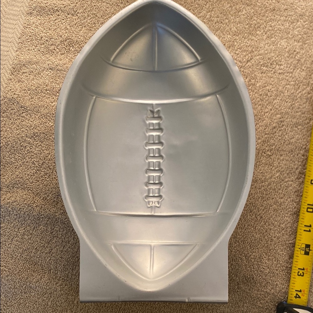 Wilton Silver Football Cake Pan